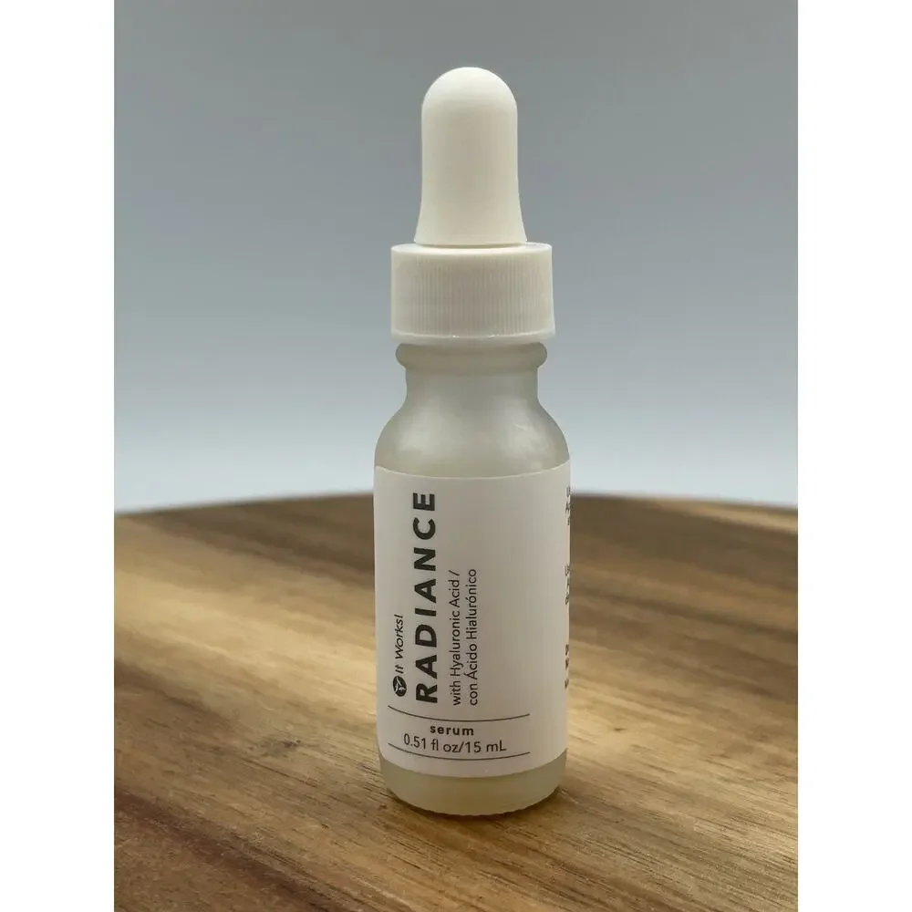 It Works! Radiance Hyaluronic Acid Serum 15mL 0.51oz Face & Neck Hydrating New